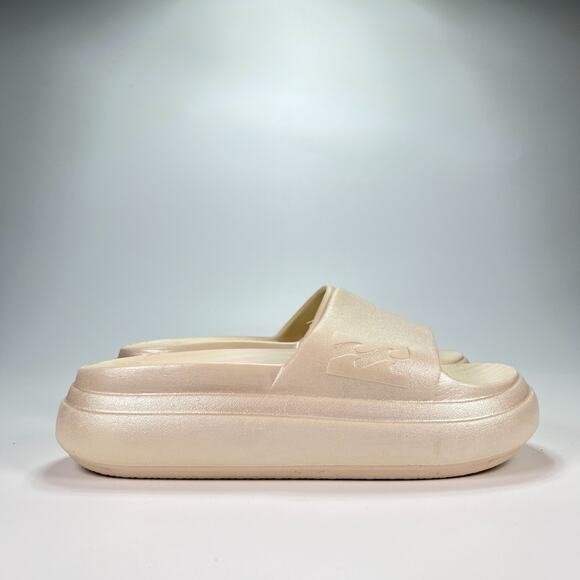 Billabong Cloud Slides Cream Platform Sandals Slip On Comfort Women’s Size 6B - Picture 1 of 10